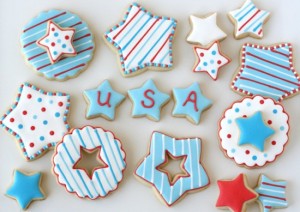 July 4th Star Cookies